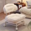 094d3aabafcf467d83108845a0dffd71-goods.jpeg Lazy Backrest Chair, Home Decor, Swivel Stool with Wheels, Comfortable Cushion