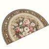 3fa22596bd71494a83c86cd39ad78f24-goods.jpeg Semi Circle Entryway Rug Persian Style Washable Carpet for Indoor Use