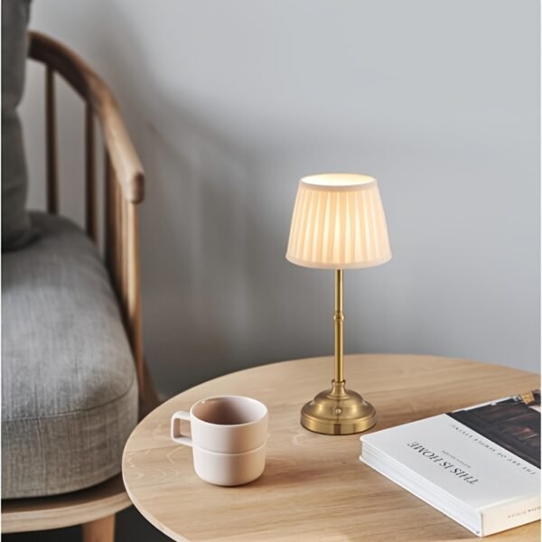 Cordless Table Lamp Warm Ambient Lighting for Bedroom and Dining Spaces