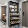 S325ec68faa594336aa08e8e86d5d13bek.webp Italian-style Ultra-thin Shoe Cabinet, Made of Environmentally Friendly High-density Fiberboard, Suitable for Living Room.