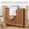 S4bc7da64fe9b4c59b9a8c5bf998812f1b.webp Dust-proof Space Saving Shoe Cabinets Indoor Shoe Storage Organizer Entrance Multi-Layer Shoes Shelves for Living Room Furniture