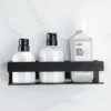 Stainless Steel Shower Rack Organizer Bathroom Storage Shelf Corner Shampoo Holder Wall Mounted Kitchen Hardware Accessories