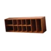 S63dcbff31b7146ce85edd31969fa8e55g.webp Multifunctional Desktop Wooden Display Shelf Vintage Cabinet Organizer with Compartments for Home and Office Use