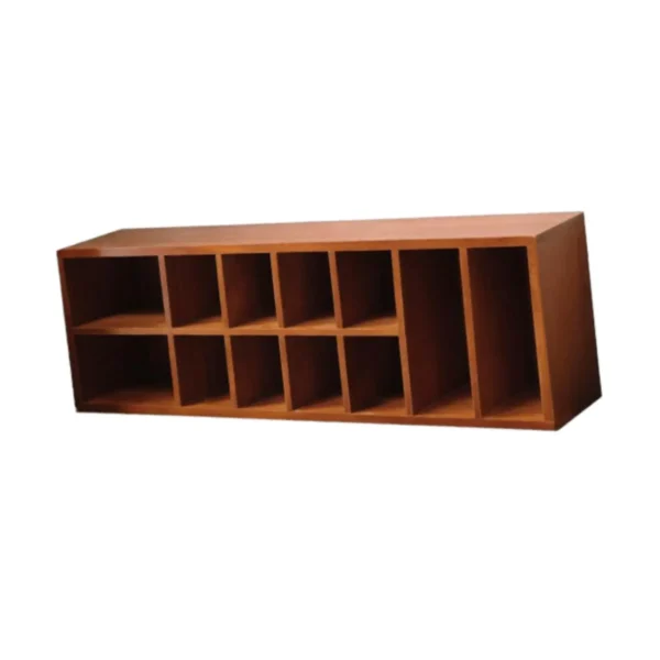 S63dcbff31b7146ce85edd31969fa8e55g.webp Multifunctional Desktop Wooden Display Shelf Vintage Cabinet Organizer with Compartments for Home and Office Use