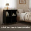 Configurable Wave-Top Cabinet Wavy Shape Storage Shelf Unrestricted Combination Stackable Design for Homeowners, Bedroom