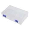 Transparent Plastic Storage Box Adjustable 8 Grids Electronic Components Container Tools Classification Case Organizer