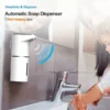 Bathroom Automatic Sensing Soap Dispenser Type C Multiple Levels Contactless Electric Frother Charging Wall Mounted Vertical