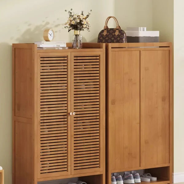 Sde94be43fc954dc88780c14f7efb0edaW.webp Dust-proof Space Saving Shoe Cabinets Indoor Shoe Storage Organizer Entrance Multi-Layer Shoes Shelves for Living Room Furniture