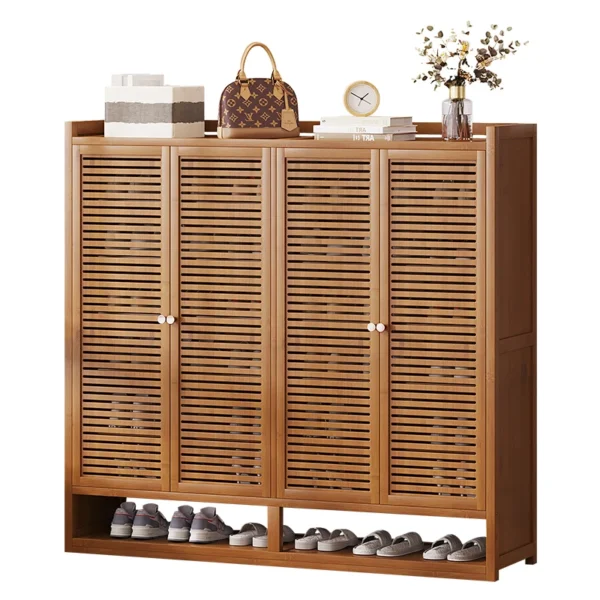 Sdf0de84022aa4ddcaebe9435ce0d467fE.webp Dust-proof Space Saving Shoe Cabinets Indoor Shoe Storage Organizer Entrance Multi-Layer Shoes Shelves for Living Room Furniture