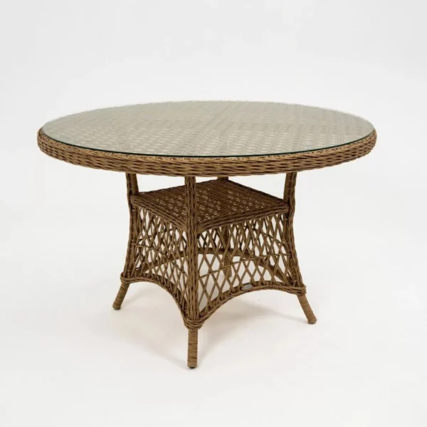 Customized Factory Direct Supply American Outdoor Sofa Chair Courtyard Rattan Dining Table And Chair Set