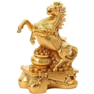 Horse Sculpture Feng Shui Decor Symbol of Strength and Prosperity