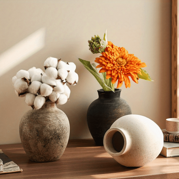 c57f0e9587b54c2bba5e710398121729-goods.png Wabi Sabi Ceramic Vase Minimal Floral Decor for Modern Living Spaces