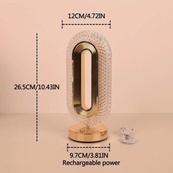 c86f38f5c54d4deebd3312ca0c74ceba-goods.jpeg Modern Luxury Oval USB Rechargeable Crystal Table Lamp Dimmable Touch Lamp with 3 Color Bedside Lamp