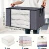 Fabric Storage Boxes for Clean and Organized Living Foldable Closet Set of 3