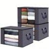Fabric Storage Boxes for Clean and Organized Living Foldable Closet Set of 3